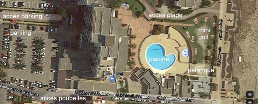 르발카레스 Studio Bambou - Piscine - Acces Direct A La Plage - Lydia Playa 아파트 외부 사진